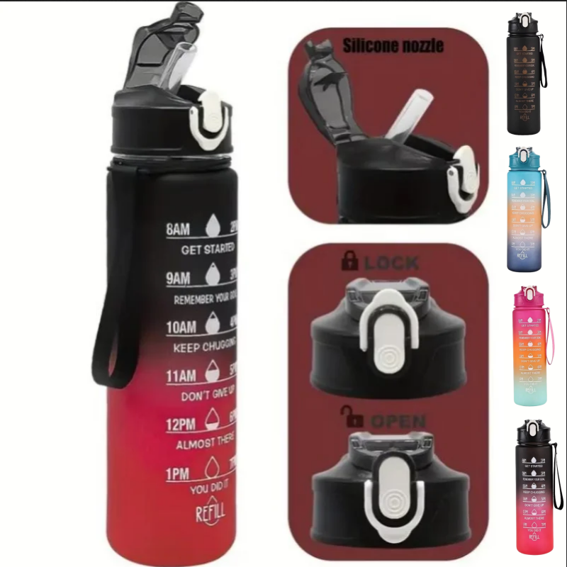 Outdoor Sports Adventure - 750 ml Spor Su Şişesi, Zaman
