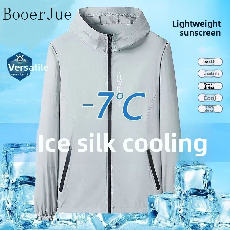 Outdoor Sport Windbreaker - Spor Hafif Erkek UV Koruyucu Ceketler
