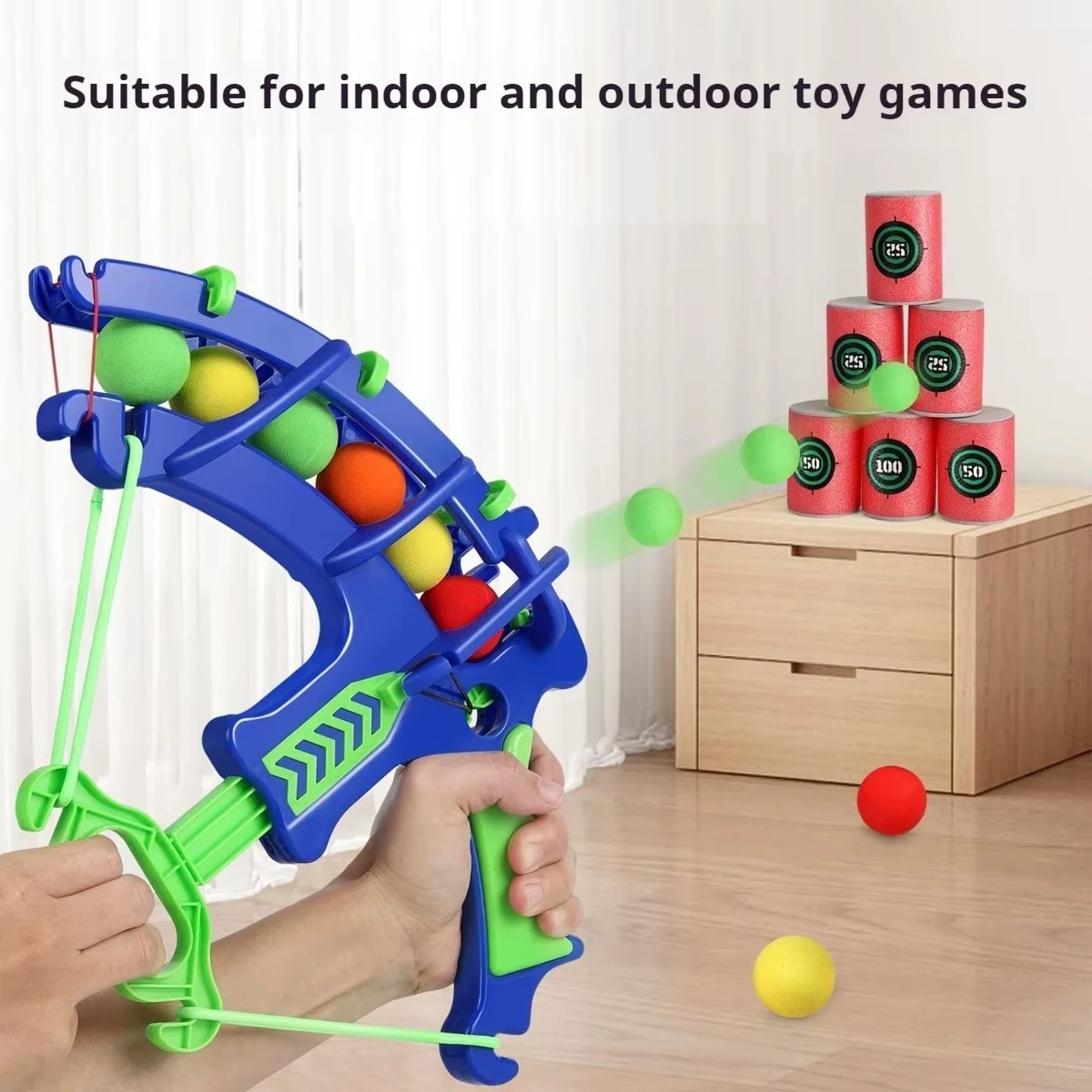 Outdoor Sport For Kids - Atma Spor Sapanı Hedefli Baloncuk Tabancası