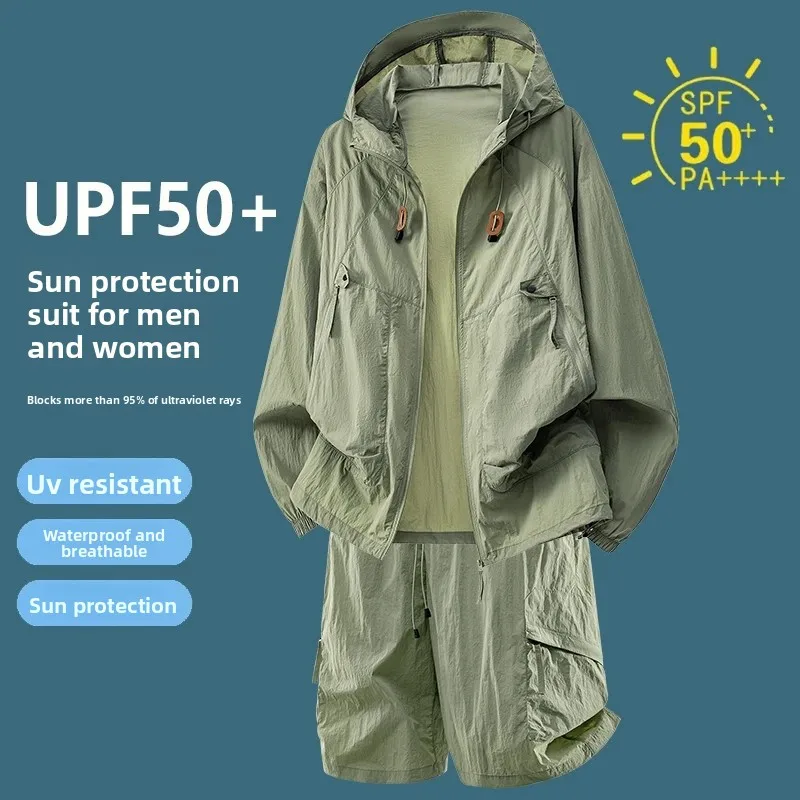 Outdoor Sport Jacket Men - UPF50+ Güneş Koruyucu Eşofman Günlük Spor