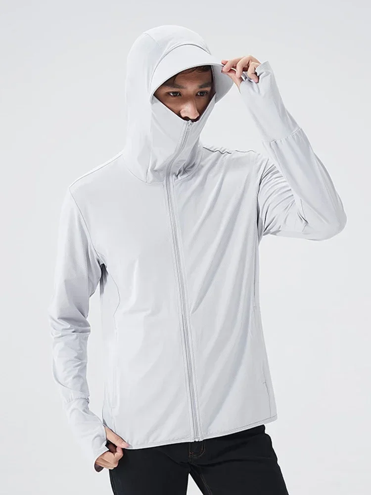 Outdoor Sport Windbreaker - Yaz Kapşonlu Ceket UPF 50 +